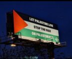 Papan Reklame Besar di Kota-Kota Amerika Serukan “Hentikan Perang di Gaza”