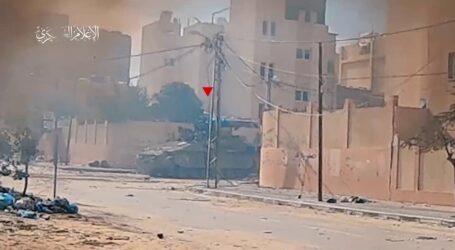Al-Qassam Ledakkan Rumah Jebakan dan Targetkan 4 Tank Militer Israel di Jalur Gaza