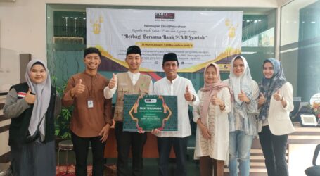 Bank Mitra Agro Usaha (MAU) Syariah Lampung Salurkan Zakat Perusahaan Melalui DD Lampung