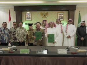 Kementerian Agama jalin kerja sama dengan maskapai Saudia Airlines, di Jeddah, Arab Saudi.