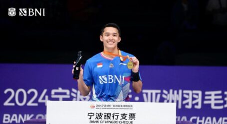 Jonatan Christie Juara Badminton Asia Championship 2024