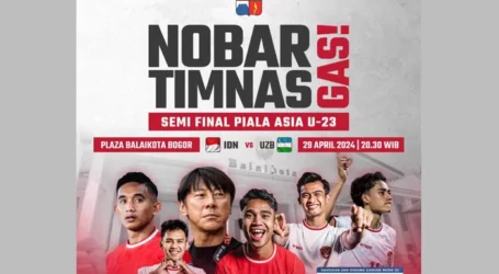 Ini Lokasi Nobar Timnas Indonesia vs Uzbekistan di Kota Bogor