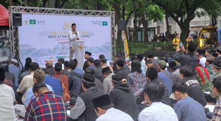 Lebaran di Taiwan: Ribuan Umat Muslim Indonesia Mengikuti Shalat Ied Hingga Lima KLoter