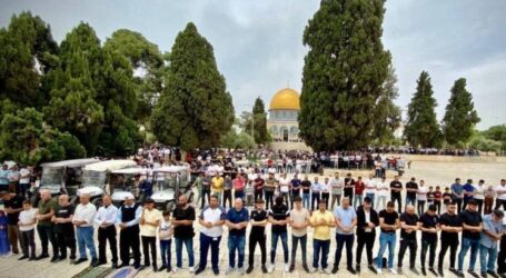 Sebanyak 45.000 Jamaah Shalat Jumat di Al-Aqsa