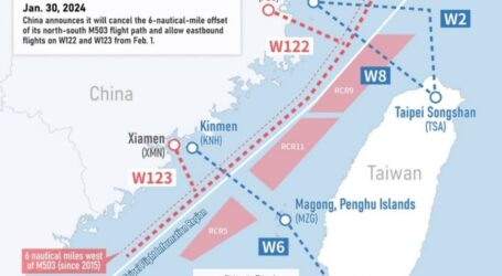 Taiwan Kembali Kecam Tiongkok soal Perubahan Sepihak Rute Penerbangan W122 dan W123