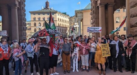 Aktivis Yahudi Pimpin Aksi Bela Palestina di Parlemen Swedia 