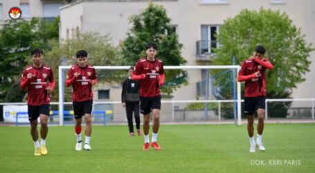 Timnas Indonesia U-23 Jalani Latihan Perdana di Prancis