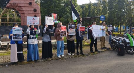 Dukung Mahasiswa AS, Mahasiswa Unpad Gelar Aksi Solidaritas untuk Palestina