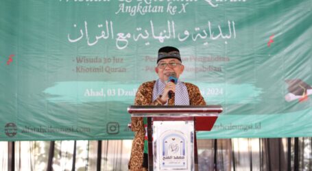 Imaam Yakhsyallah Mansur: Seorang Hafidz Qur’an Harus Konsisten Jaga Hafalannya