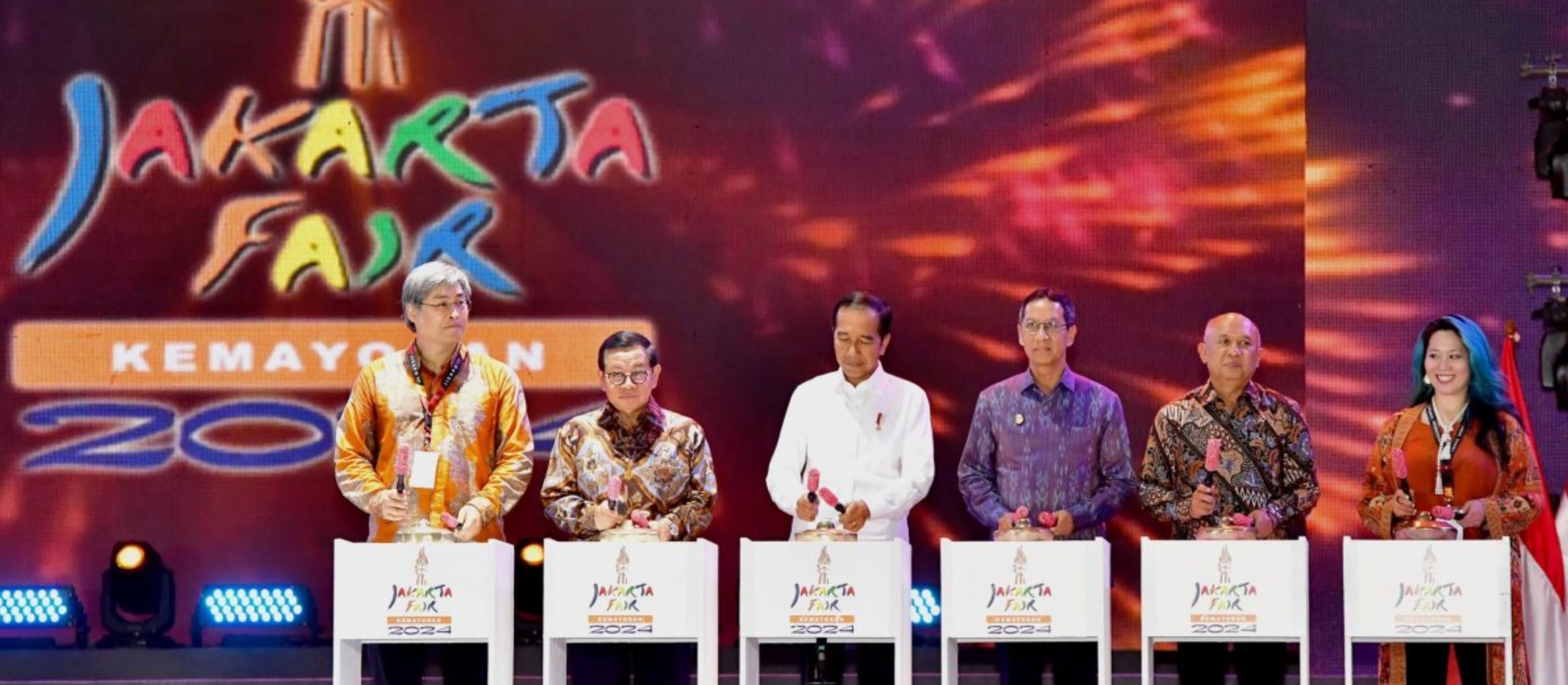 President Joko Widodo officially did not hold the 2024 Jakarta Fair
