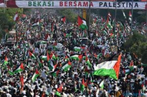 Bekasi Bersama Palestina (foto: Antara)