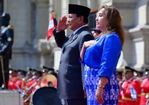 Presiden RI Prabowo Subianto melakukan pertemuan bilateral dengan Presiden Peru Dina Boluarte pada Kamis (14/11/2024) (foto: BPMI Setpres)