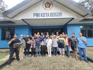 Pengurus dan anggota PWI Kota Bogor (foto: Humas PWI Kota Bogor)