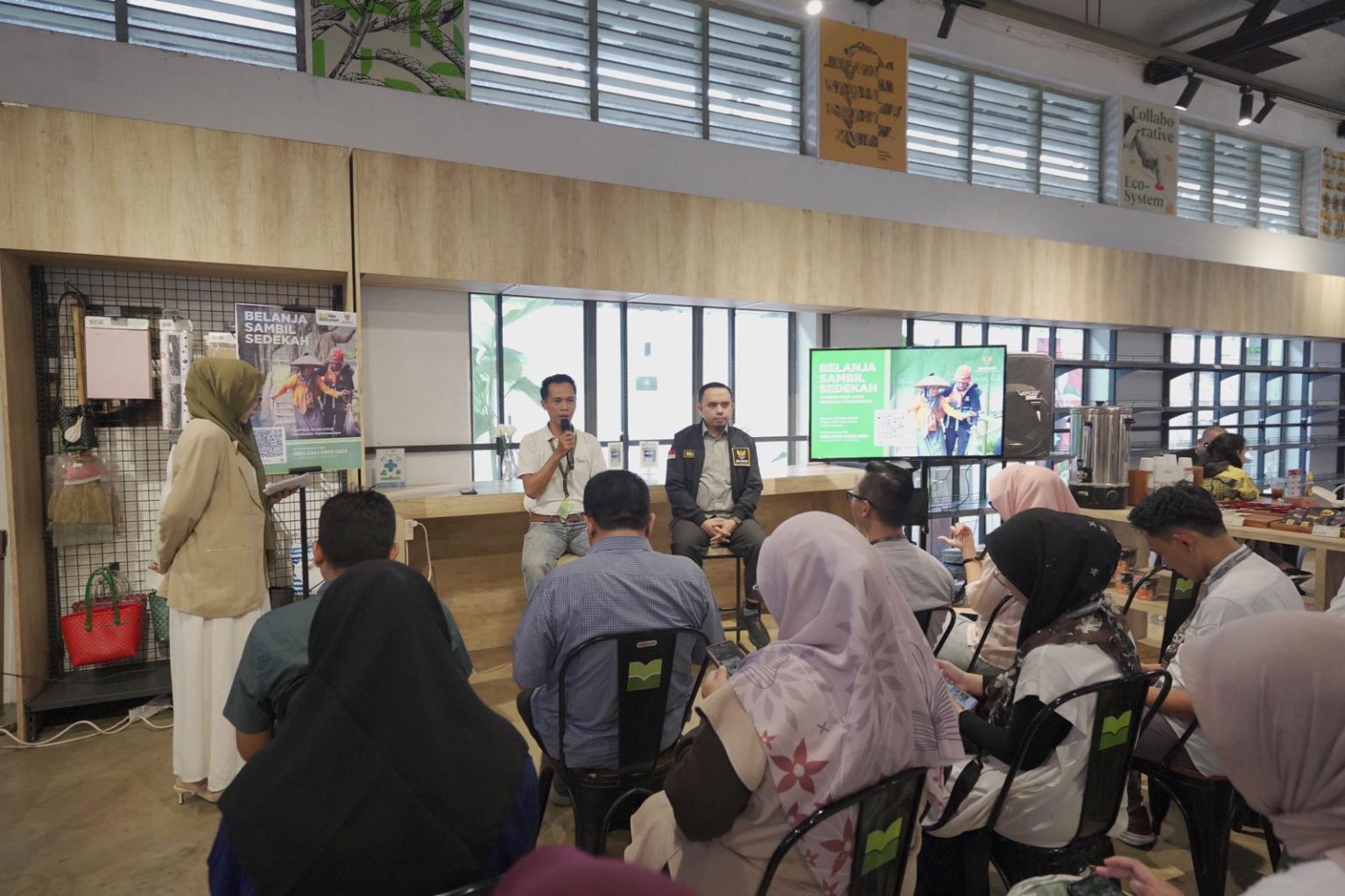 BAZNAS, M Block Market Beri Kemudahan Masyarakat Belanja Sambil Sedekah (foto: Humas BAZNAS)