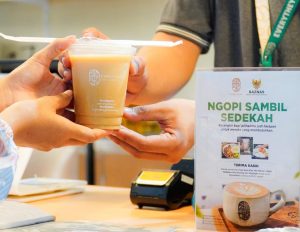 Program Ngopi Sambil Sedekah (foto: BAZNAS)
