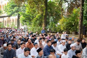 Ribuan Jamaah Shalat Idul Adha di Ponpes Al Fatah Cileungsi (foto: Sidik/MINA)