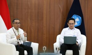 Menteri Pendidikan Tinggi, Sains, dan Teknologi (Mendiktisaintek) RI Brian Yuliarto (kiri) dan Direktur Jenderal Riset dan Pengembangan Fauzan Adziman (kanan) (foto: Kemdiktisaintek)