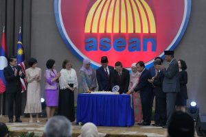 Peringatan 58th ASEAN di Jakarta, Jumat (8/8/2025) (foto: Infomed Kemlu RI)