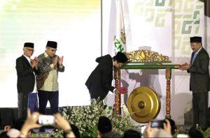 Menteri Agama (Menag) RI Nasaruddin Umar secara resmi membuka Rapat Koordinasi Nasional (Rakornas) BAZNAS 2025 di Jakarta, Selasa (26/8/2025) (foto: BAZNAS RI)