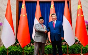 Presiden Republik Indonesia, Prabowo Subianto melakukan pertemuan bilateral dengan Presiden Republik Rakyat Tiongkok (RRT) Xi Jinping di Great Hall of the People, Beijing pada Rabu (3/9/2025) (Foto: BPMI Setpres)