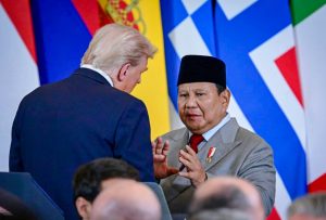Presiden Amerika Serikat Donald Trump dan Presiden RI Prabowo Subianto (foto: BPMI Setpres)