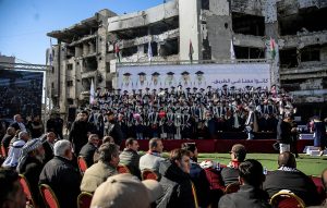 Wisuda 168 Dokter Palestina di Tengah Puing-puing Rumah Sakit Al-Shifa Gaza