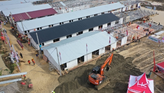 Hunian Sementara (Huntara) Untuk Masyarakat Terdampak Bencana Sumatra (Dok: Hutama Karya)