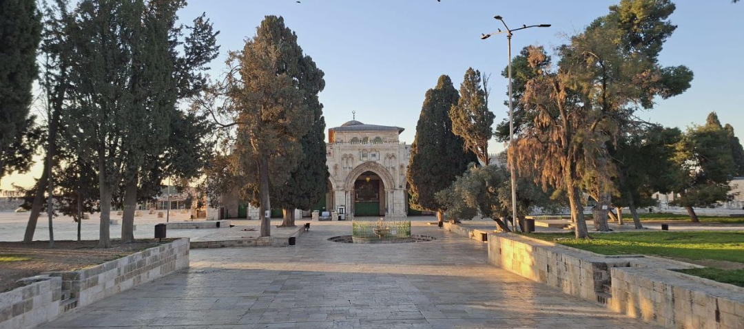 Halaman Masjid Al-Aqsa, Palestina (foto: PIC)