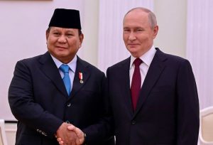 Presiden Republik Indonesia, Prabowo Subianto, menggelar pertemuan dengan Presiden Federasi Rusia, Vladimir Putin, di Istana Kremlin pada Senin, 13 April 2026. (Foto: BPMI Setpres)