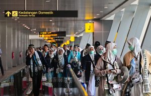 391 Jamaah Kloter Pertama Embarkasi Pondok Gede Diberangkatkan ke Tanah Suci