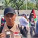Aksi Protes di Depan Kedubes AS, Setop Aksi Genosida di Gaza