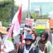 Ribuan Warga Jakarta Ikut Gerak Jalan Cinta Al Aqsa