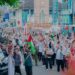 Umat Islam Banjarnegara Lakukan Aksi Long March Bela Palestina